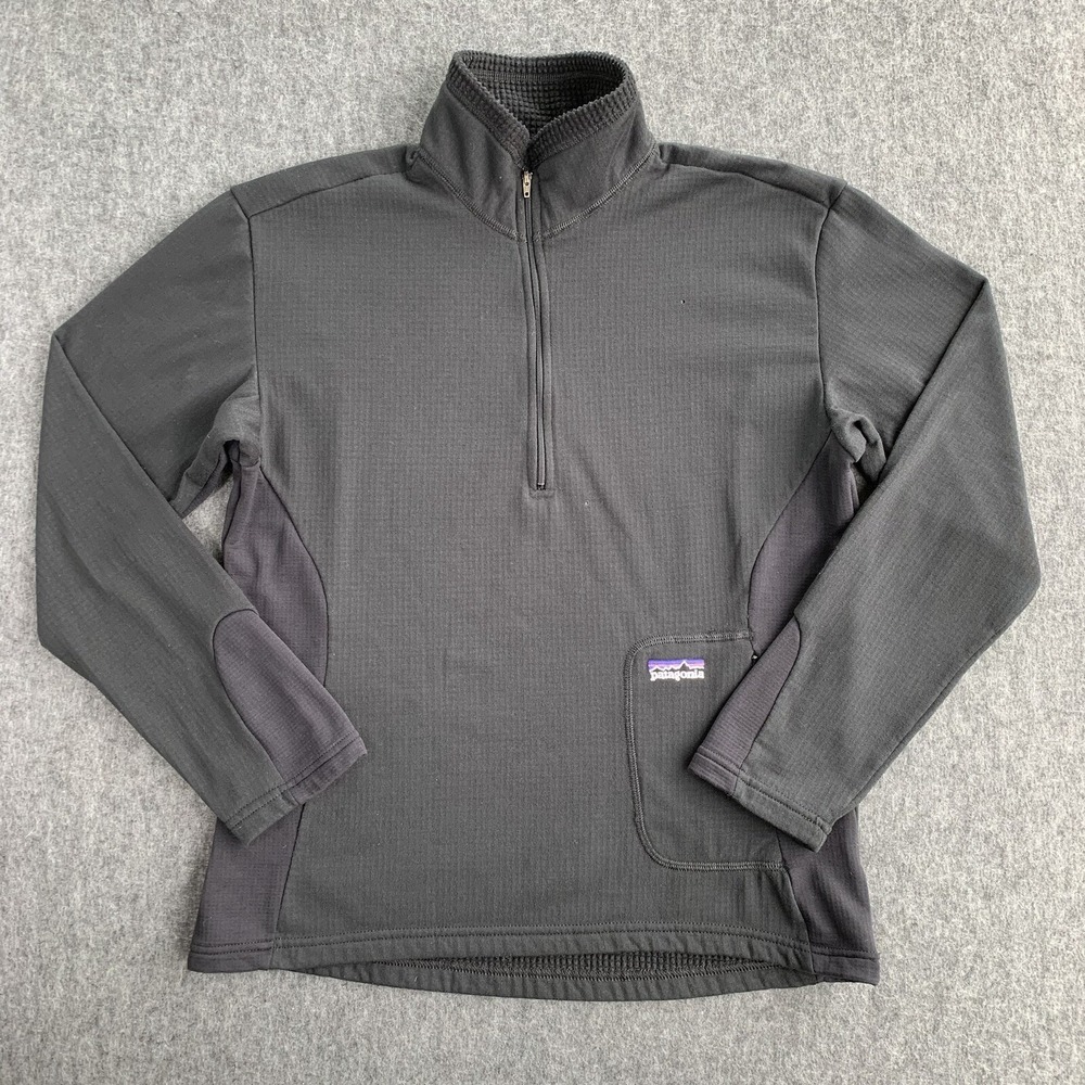 Patagonia Black Women's Gray Quarter-Zip Jacket